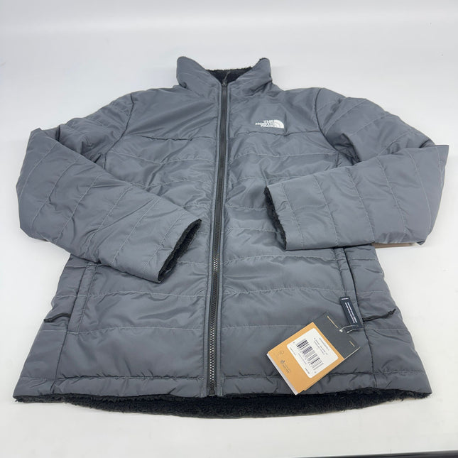 The North Face Mossbud Jacket Grey/Black Women's Size L New