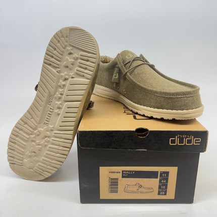 Hey Dude Wally Canvas Shoes Nut Men Size 11 New