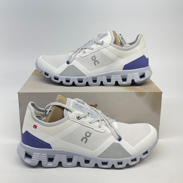 ON Cloud X 3 AD Sneakers Undyed/Nimbus/Blue/Purple Size 9 Women’s New