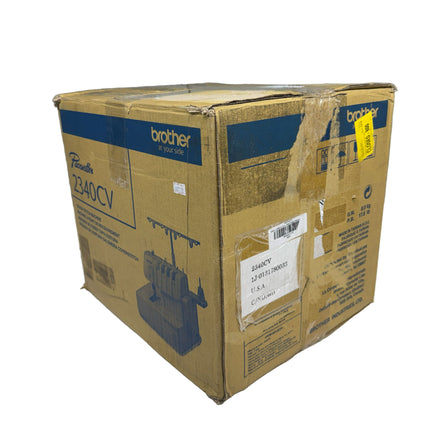 Brother Coverstitch Serger 2340CV Sturdy Metal Frame Size Standard Open Box