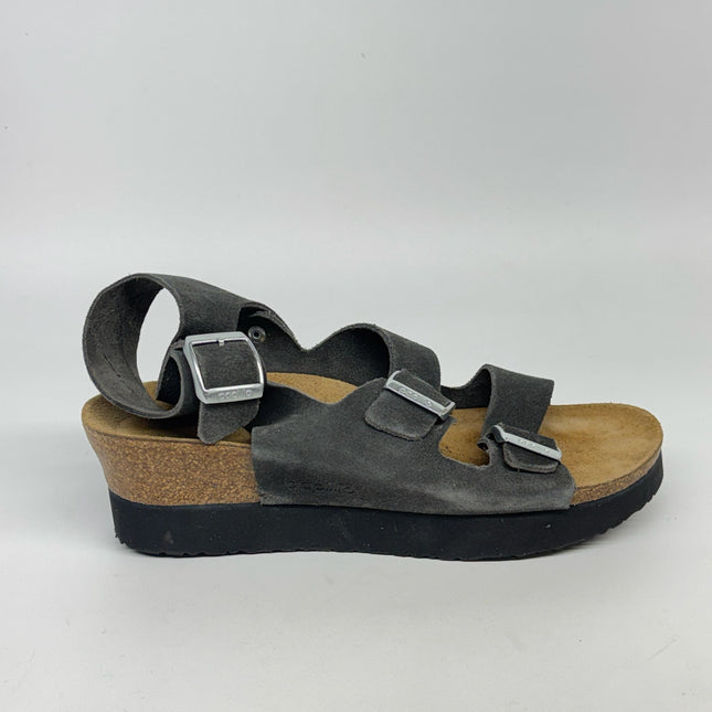 Papillio by Birkenstock Suede Sandals Black Size M8/W10 New without Box