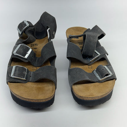 Papillio by Birkenstock Suede Sandals Black Size M8/W10 New without Box
