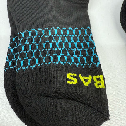 Bombas Black Honeycomb Arch Socks Size XS 3 Pairs - Made For Donation New