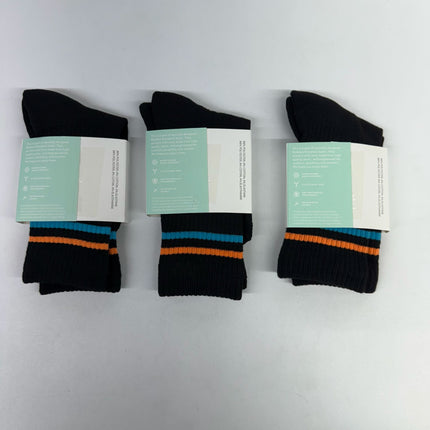 Bombas Black Honeycomb Arch Socks Size XS 3 Pairs - Made For Donation New