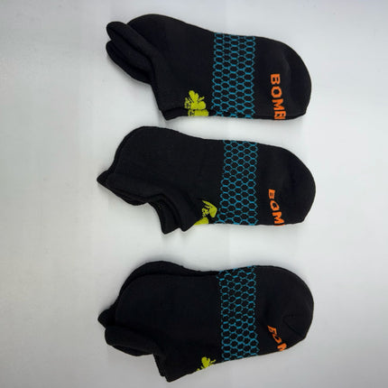 Bombas Womens Ankle Socks Arch Support Size S - Black 3 Pairs, Made For Donation New