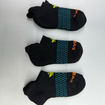 Bombas Womens Ankle Socks Arch Support Size S - Black 3 Pairs, Made For Donation New