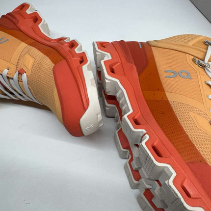 On Running Cloudrock Waterproof 2 Copper/Flare Women’s Hiking Boots Size 9 With Lighht Imperfection