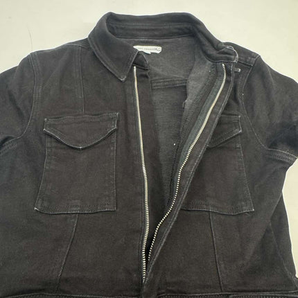 Good American Black Short-Sleeve Utility Jumpsuit Women’s Size 2 New Without Tags