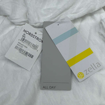 Zella White Long Sleeve All Day Tee Size XL New