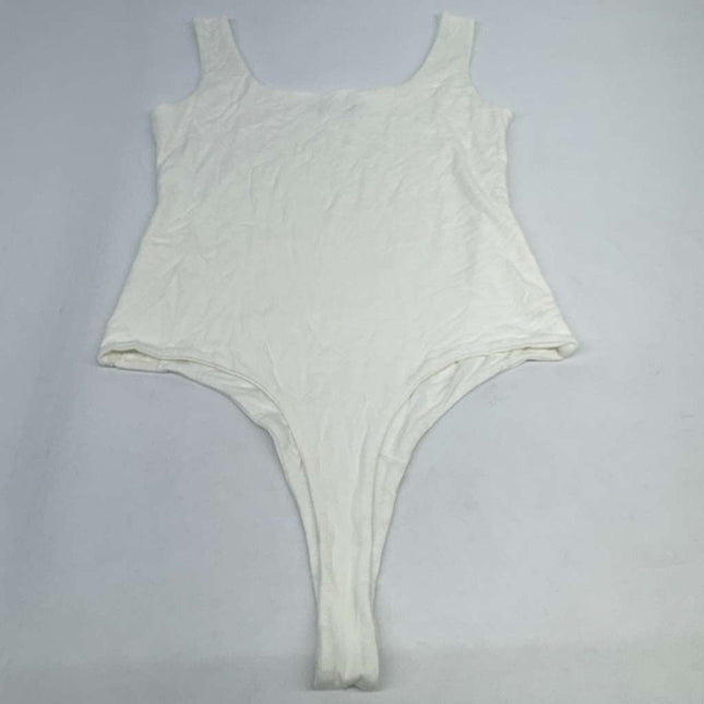 Naked Wardrobe Bodysuit White Size XL New Without Tags
