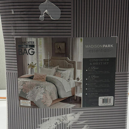 Calla Comforter & Cotton Sheet Set - Queen (New)