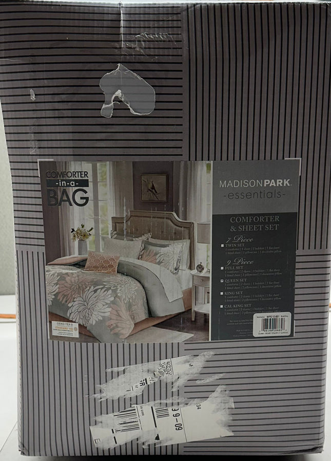 Calla Comforter & Cotton Sheet Set - Queen (New)