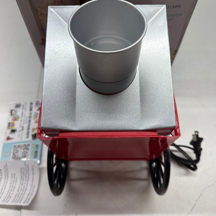 Nostalgia NHAP501RD 12-Cup Hot Air Popcorn Maker - Red (Slightly Used)