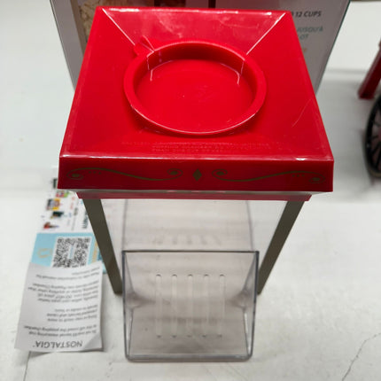 Nostalgia NHAP501RD 12-Cup Hot Air Popcorn Maker - Red (Slightly Used)