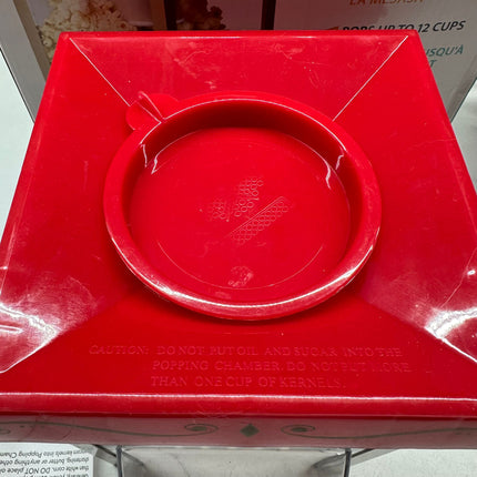Nostalgia NHAP501RD 12-Cup Hot Air Popcorn Maker - Red (Slightly Used)
