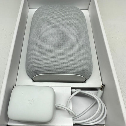 Google Nest Audio Smart Speaker - Chalk (OPEN BOX )
