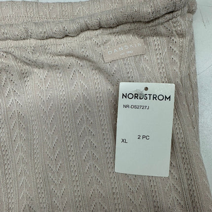 Danskin Women's Knit Lounge Pants - Beige, Size XL, 1 Piece Only (New)
