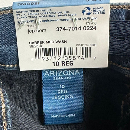 Arizona Jean Co. Superflex Jeggings, Size 10, New