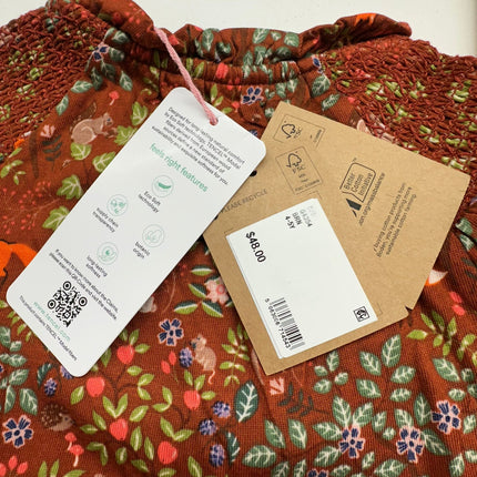 Mini Boden Girls' Long Sleeve Woodland Dress - Size 4-5Y