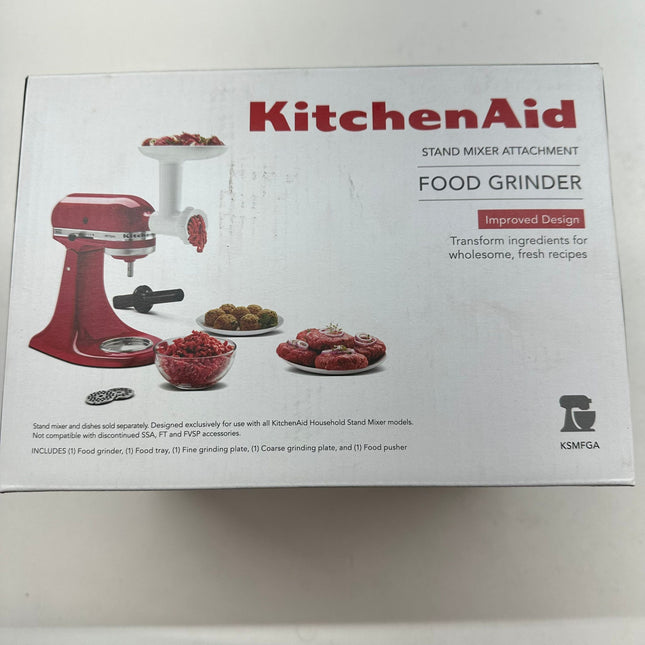 KitchenAid Food Grinder Attachment KSMFGA - New
