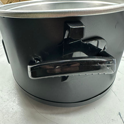 Crock-Pot 6qt Cook & Carry Programmable Slow Cooker - Matte Black, Open Box with Information