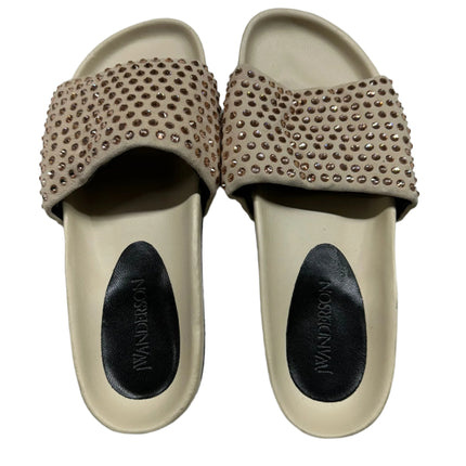 JW Anderson Women's Rhinestone Embellished Slides - Stylish and Comfortable Footwear New Without Box with Imperfection Size 38