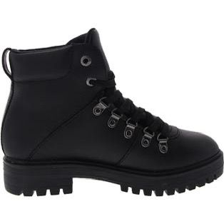 Cougar Nash Women's Leather Lug Sole Combat Boots - New Without Box, Size 9