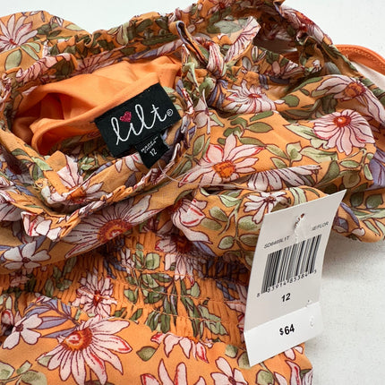 Lilt Little & Big Girls Sleeveless Floral Maxi Dress Size 12 - New