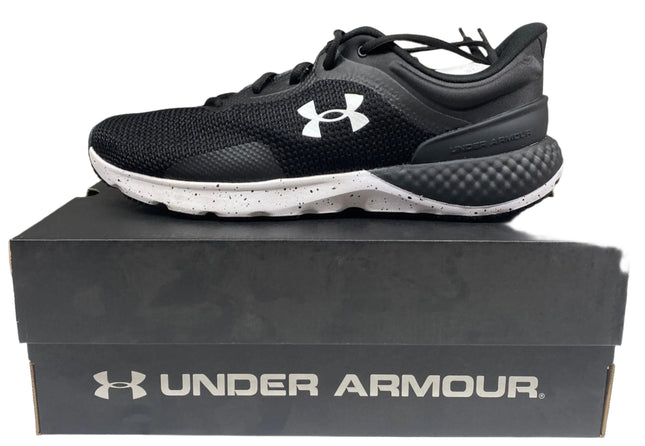 Under Armour Men's Charged Escape 4 Running Shoes – Black/White – Size 12,4E EXTRA Wide – New