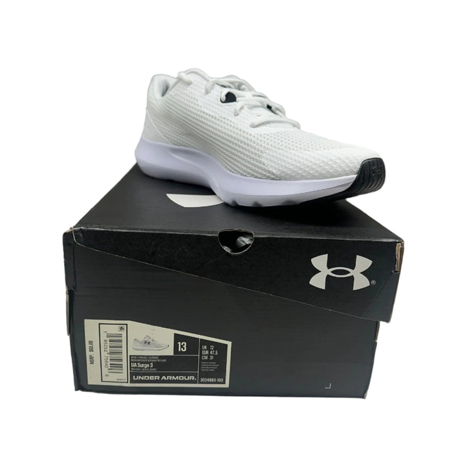 Under Armour Men's UA Surge 3 Running Shoes – White – Size 13 – New