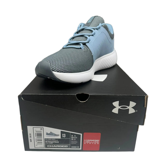 Under Armour Men's UA Charged Decoy Running Shoes – Gray/Blue – Size 13 – New