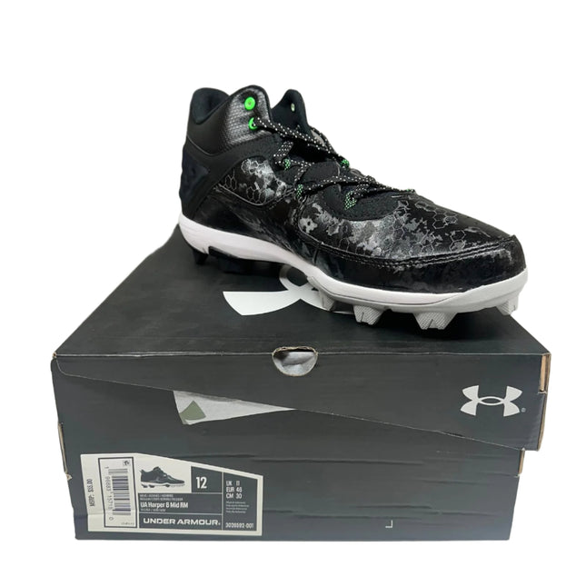 Under Armour Men's Harper 8 RM Mid Baseball Cleats – Size 12 – New