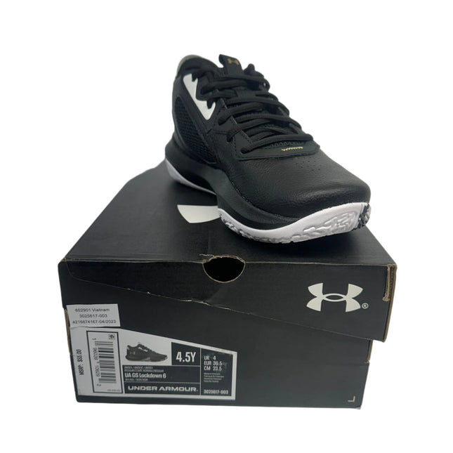 Under Armour Kids' UA Lockdown 6 Basketball Shoes - Size 4.5Y BOYS , New UNSEX