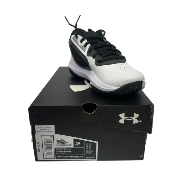 Under Armour UA Lockdown 6 Basketball Shoes - Unisex, Size 4 BOYS , New