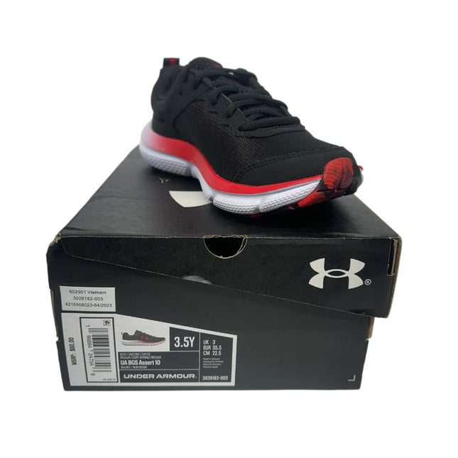 Under Armour Kids' UA Assert 10 Running Shoes - Size 3.5Y, New