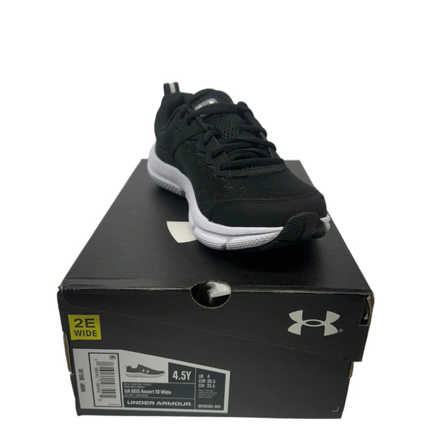 Under Armour Boys' Grade School Assert 10 Running Shoes - Size 4.5Y 2E WIIDE, New