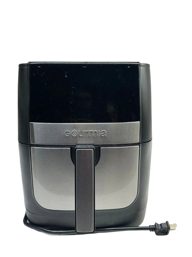 Gourmia 8 Qt Digital Air Fryer with FryForce 360 and Guided Cooking, Black/Stainless Steel, GAF826, 14.82 H - Used