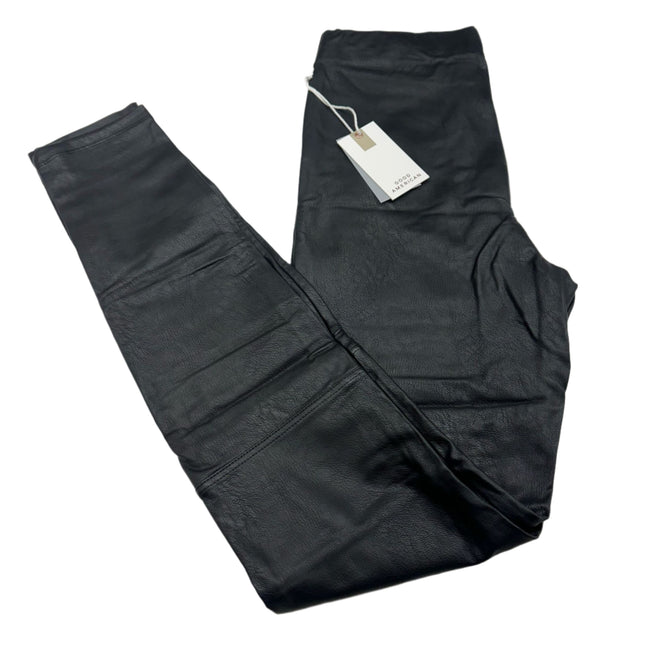 Good American Black Faux Leather Pants - New Size 2