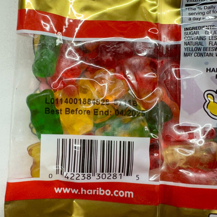 Haribo Gummi Candy Original Goldbears - Pack of 2 (8 oz Each) - New, Exp. 04/2025