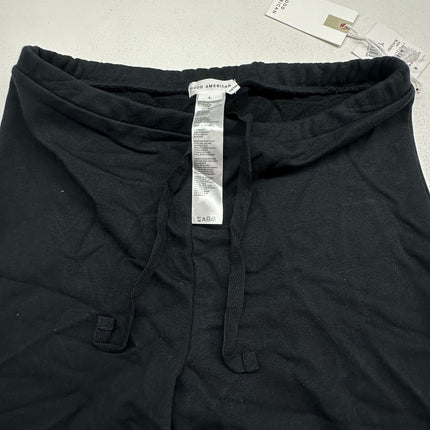 Good American Womens Black Wide-Leg Drawstring Pants Size L - New