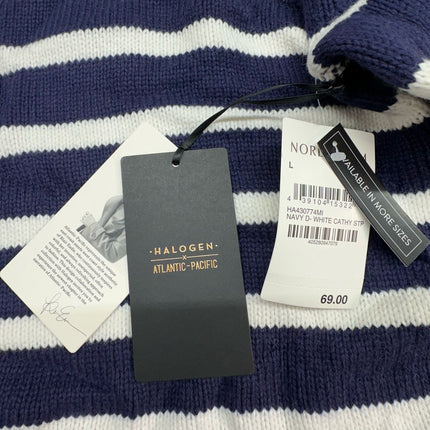 Halogen x Atlantic-Pacific Striped Sweater - Size L (New)
