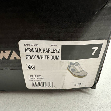Airwalk Harley2 Gray White Gum Sneakers - Size 7 (New) Men’s