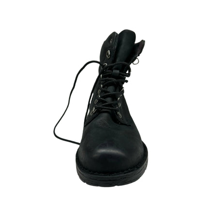 Born Black Leather Lace-Up Combat Boots - Size 8.5 (New Without Box) men’s