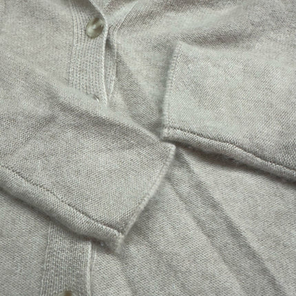 Vince Women's Cashmere Collared Button Cardigan XS – Beige – New