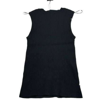 River Island Women's Black Embellished Knit Tank Top Size US 4 – New