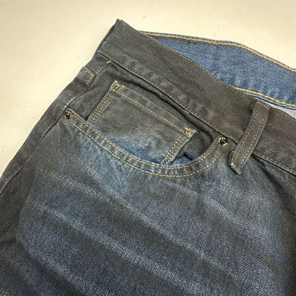 Guess Men's Dark Abyss Slim Straight Jeans 36x32 New