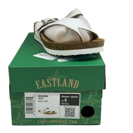 Eastland Shauna Women's Sandals White Size 8 New in Box