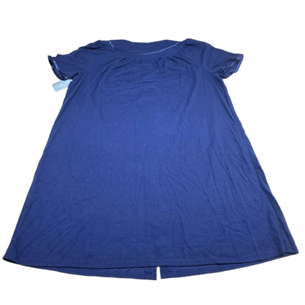 Adonna Women's Viking Blue Snap-Front Housecoat Size XL - New