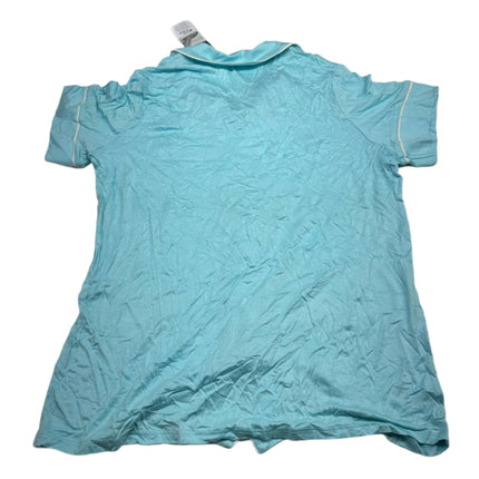 Liz Claiborne Women's Aqua Blue Pajama Shirt Size S New