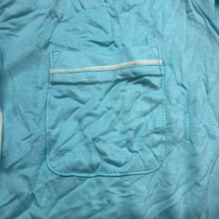 Liz Claiborne Women's Aqua Blue Pajama Shirt Size S New